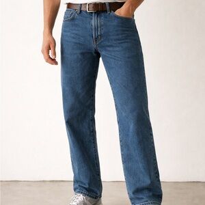 Ranger Classic Blue Relaxed Fit Jeans for Men